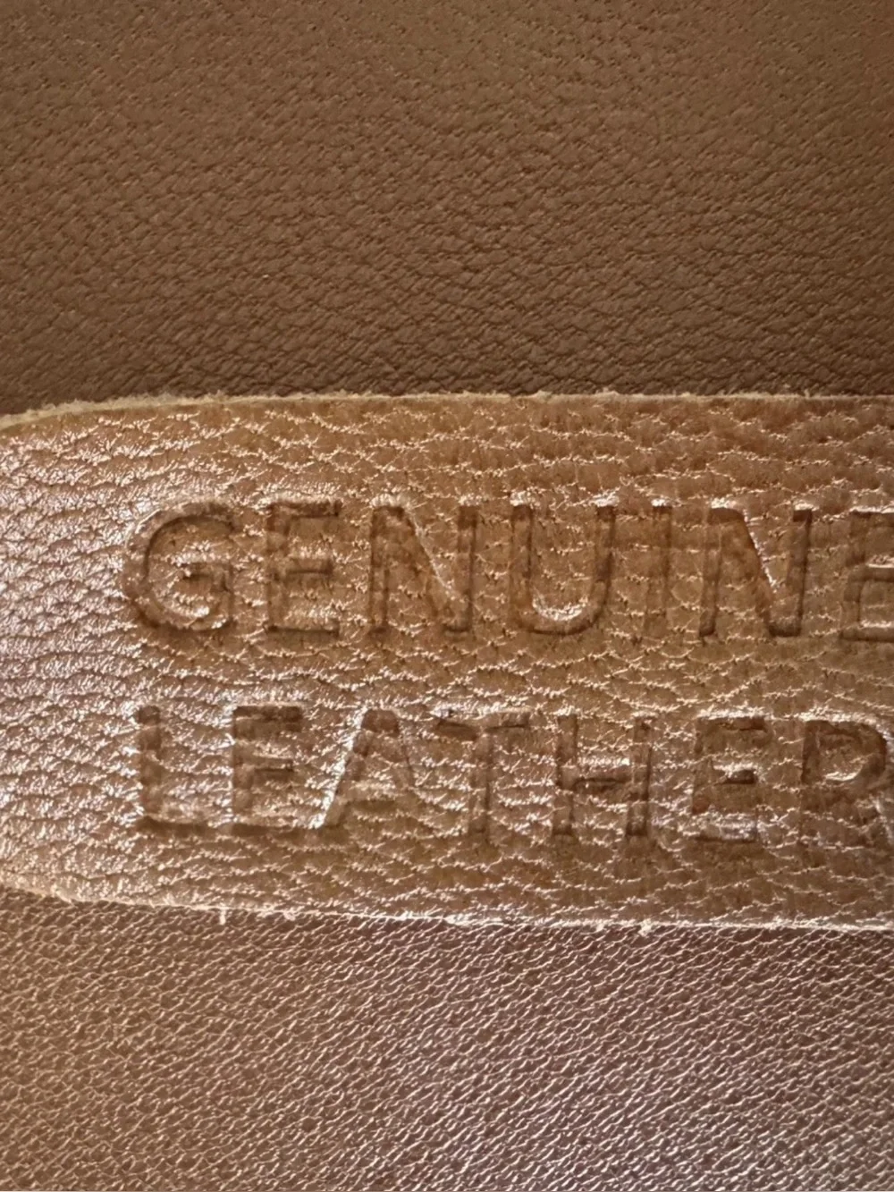 Brown Leather Snap Wallet Vintage look